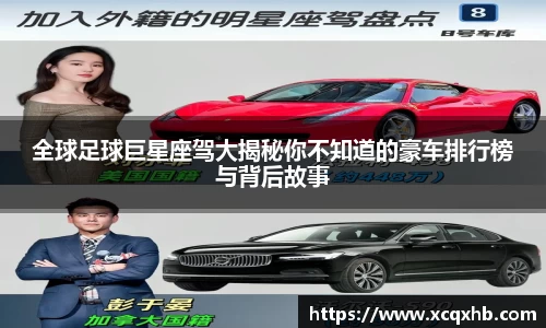全球足球巨星座驾大揭秘你不知道的豪车排行榜与背后故事